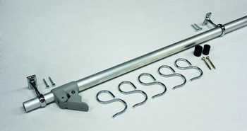 Telescopic clothes rail, 220 cm