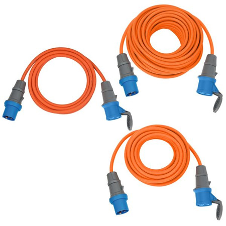 CEE Extension Cable, 5 m orange