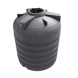 Cylindryczny pionowy pojemnik 3000 l UHPLAST marmurowy