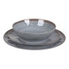 Tableware Set Halo, 12 Pcs., grey