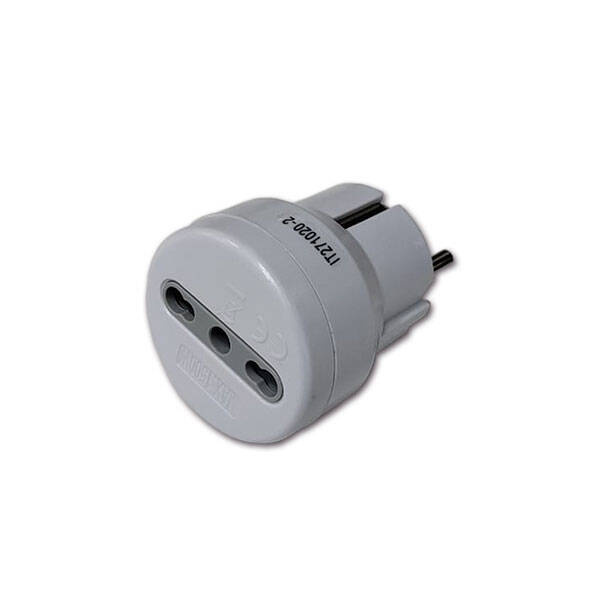 Adapter Schuko 16 A biały matowy