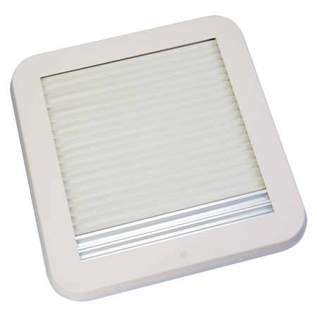 LED Crystal Roof Window 400x400 mm with Blackout Roller and Mosquito Net