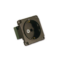 Gniazdo Q10 Schuko - 220 V / czarny
