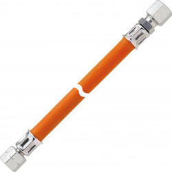 Wąż gazowy 1/4 LH-UEM x RVS 8 x 300 PS 10 bar
