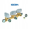 GOK zawór gazowy szybkozamykający potrójny-kampery