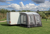 Przedsionek dmuchany częściowy CAMPTECH Opal Air 390 do kampera i przyczepy z podnoszonym dachem - szer. 390 cm, wys. montażu 265-280 cm, Camptex All Season, 28,1 kg