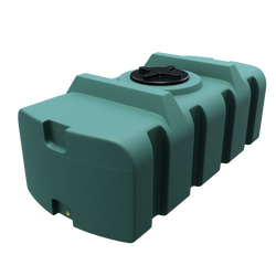 Prostokątny pojemnik 650 l UHPLAST zielony