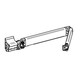 Ramię przegubowe Thule do markiz TO 5003 o wydłużeniu 2 m, o dł. 2,6 m, lewe