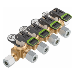 GOK zawór gazowy szybkozamykający (klapowy) krótki RVS 8 x 4 x RVS 8  typu KSV-AB4