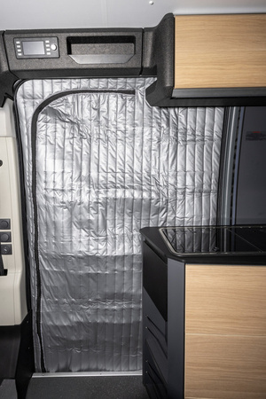 Carbest thermal sliding door curtain for Fiat Ducato H2 from 2007, right-hand entrance, Isoflex
