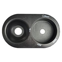 BlueCraft Panel Sterowania Gazowego Czarny dla BC 4200 Turbo