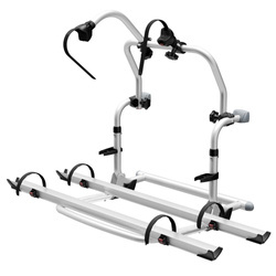 Fiamma Carry-Bike Pro C motorhome rear wall bike rack, silver - for 2 to 4 bikes, 60 kg