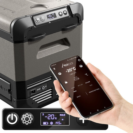 Yolco przenośna lodówka kompresorowa FCX25 25 l, kremowa