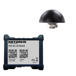 Kathrein CAR 4G LTE/WLAN zestaw routera z anteną dachową MIMO, 2 SIM, czarny
