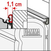 Taśma uszczelniająca do markiz Fiamma Rain Guard S 4 m ochrona przed deszczem