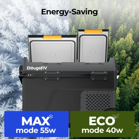 Lodówka samochodowa i zamrażarka z baterią BougeRV CRD2 40 Litrów