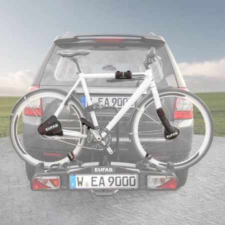 Zabezpieczenie roweru w transporcie na bagażniku samochodowym