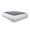 ExtraVENT 40 Evo - świetlik dachowy 40 x 40 cm do kampera i przyczepy, podwójna kopuła, wentylacja wymuszona, plisowana roleta i moskitiera, dach 25-60 mm