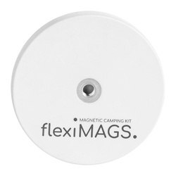 flexiMAGS Magnes okrągły 57mm biały zestaw 2s