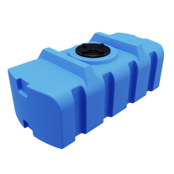 Prostokątny pojemnik 650 l UHPLAST niebieski