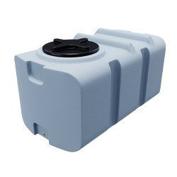 Prostokątny pojemnik 400 l UHPLAST szary