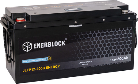 Akumulatory Enerblock LiFePO4 LITHIUM ENERGY Seria JLFP 12,8V, 200AH