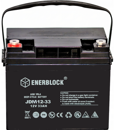 33AH lead-acid Battery ENERBLOCK AGM Deep Cycle