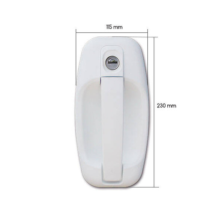 Lock 1115 complete white in bag