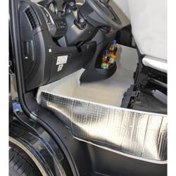 Termiczna mata podłogowa do kabiny kierowcy Fiat Ducato 2014, wersja profilowana, beżowa Hindermann