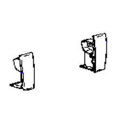 Przednie zaślepki TO 4900 anodowane, zestaw lewy i prawy