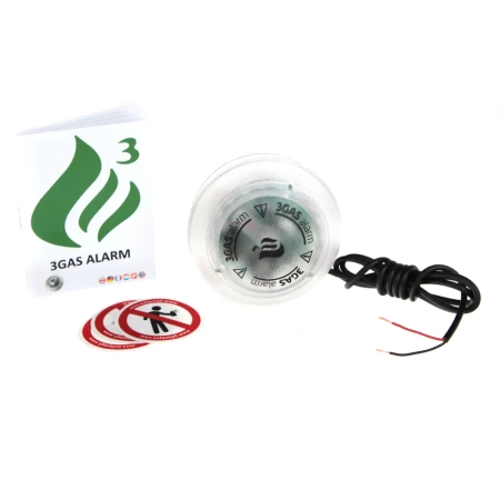 3GAS+ Alarm 12V carbon monoxide (CO), propane-butane, narcotic gases detector