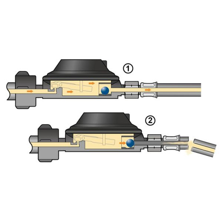 GOK Reduktor gazu do grilla z zabezpieczeniem HPU EN61 1,5 kg/h 50 mbar