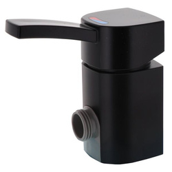 Single-Lever Mixer Capri Shower Connection ½", black