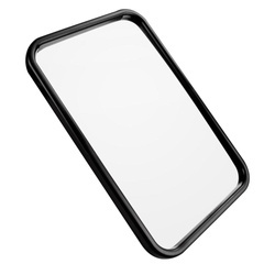 Mirror Head Curved with Bracket