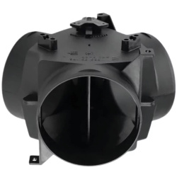 Y-shaped tee FI 90 x 90 x 90 adjustable with a flap