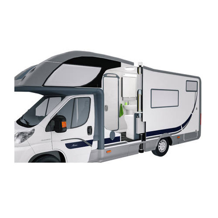 Cinderella Travel Refurbished - przyjazna dla środowiska toaleta na gaz do kamperów, łodzi, przyczep kempingowych.