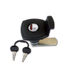 Lock 1048 black with key pair