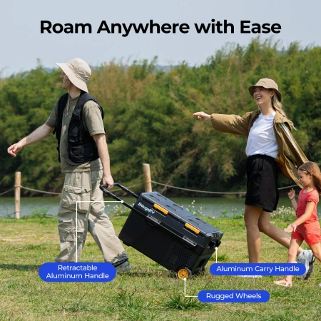 BougeRV 12V Car Refrigerator CRD2, 43 Quart