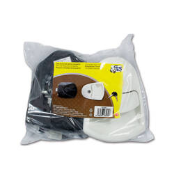 Zamek 1125 biały kompletny w torbie