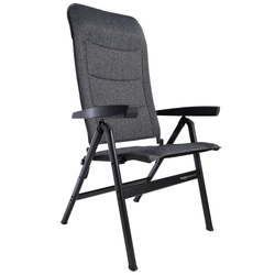 Krzesło kempingowe Advancer Pro Ciemnoszare 150kg 83cm