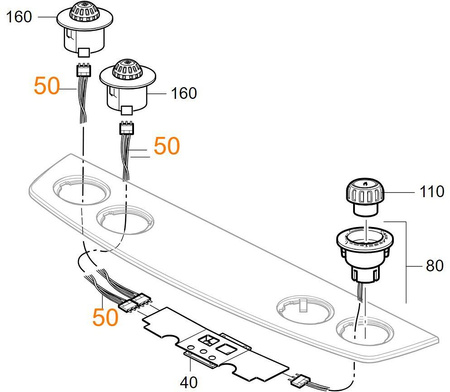 Sensor cable for S radiators