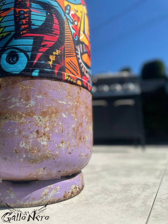 Cover for a 11kg MEXICO gas cylinder GalloNero