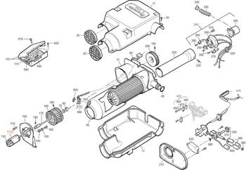 Silnik prądu stałego 24 V do grzejnika E 2400