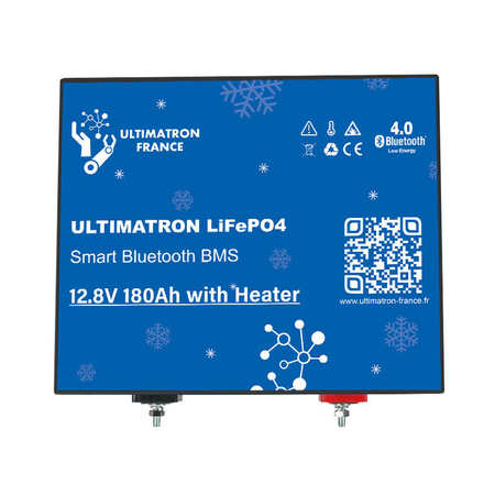 180Ah podgrzewany akumulator podsiedzeniowy LiFePO4 12,8V ULTIMATRON