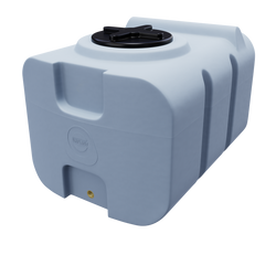 Prostokątny pojemnik 100 l UHPLAST szary