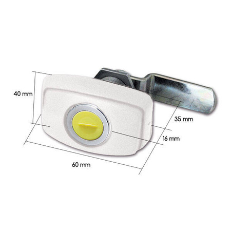 Lock 1046 white