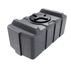 Prostokątny lekki pojemnik 300 l UHPLAST marmurowy