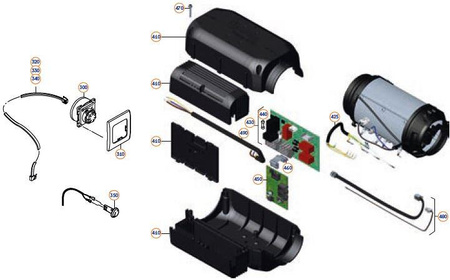 CP Classic control panel for Vario Heat eco/comfort + E-Kit