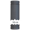 LILIE Rura GrauGELB 40 mm 50 cm z O-ringami - system odprowadzania wody szarej