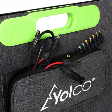 Przenośny panel fotowoltaiczny Yolco ZS100W USB-A, USB-C 1227 x 560 mm